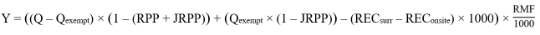 A formula to calculate scope 2 emissions from purchased or acquired electricity using a market-based method