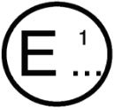 Communication marking consisting of a circle with a capital E and the distinguishing number of the country which has granted, extended, refused or withdrawn an approval.