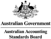 AASB logo with Australian crest and text identifying the Australian Government and the Australian Accounting Standards Board.