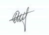 Signature of the Delegate of the Board of Food Standards Australia New Zealand