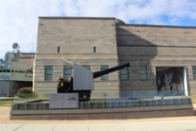 HMAS Gayundah Gun previously on display.