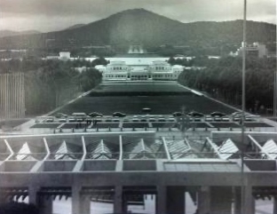 Land Axis with Anzac Parade in the distance, by Heide Smith, 1992
