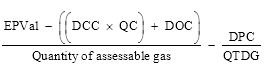 A formula for working out the netback price of an assessable gas for a taxpayer