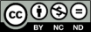 Creative commons licence icon, also described in the text above