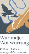 Wurrundjeri Woi-wurrung Cultural heritage Aboriginal Corporation logo