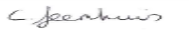 The Signature of the delegate of the Board of Food Standards Australia New Zealand